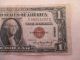 $1 1935 A Hawaii Silver Certificate Wwii Emergency Issue - Vg/f Small Size Notes photo 1