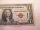 $1 1935 A Hawaii Silver Certificate Wwii Emergency Issue - Vg/f Small Size Notes photo 1