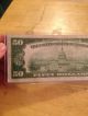 1928 A $50.  00 Us Redeemable In Gold Federal Reserve Note Chicago Illinois Small Size Notes photo 5