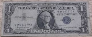 One Dollar Silver Certificate - 1957b U 36161270 A, photo