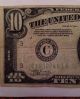 1934 B Series Federal Reserve Note - 10 Ten Dollar Bill - Green Seal Small Size Notes photo 3