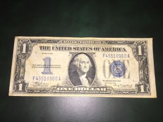 1934 $1 Dollar Bill Silver Certificate In Very photo