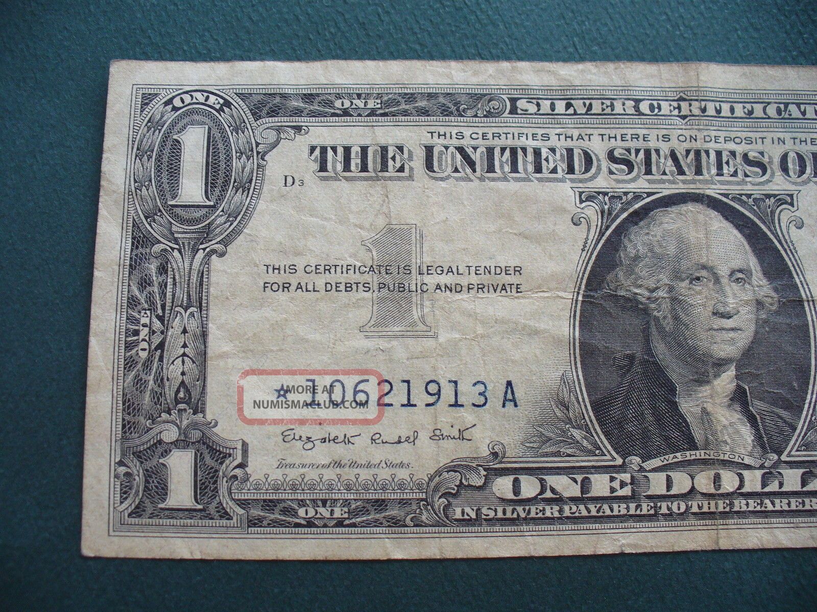 1957 A Star 1 Dollar Silver Certificates Us Note