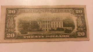 1950 Circulated 20 Dollar Bill photo