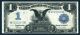 Fr.  235 1899 $1 Star Eagle Silver Certificate Choice Uncirculated 64 Epq Pmg Large Size Notes photo 2