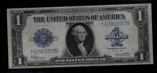 1923 U.  S.  Large $1.  00 Note,  Silver Certificate,  Known As The 