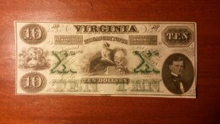 Virginia Treasury Note Va $10 photo
