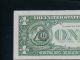Usa $1 1995.  3rd Print Omitted Printed On Reverse Error Paper Money: US photo 2