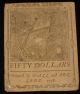 Us Continental Currency - Fifty Dollars - Sep 26,  1778 Rare (cc - 136) Paper Money: US photo 1