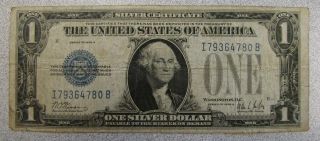 1928 - D $1 Us Silver Certificate - Funny Back photo