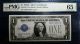 1928 - A $1 Gem Pmg - 65 Funny Back Silver Certificate Gem Unc Epq Currency Note Small Size Notes photo 2