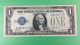 Us Silver Certificate 1 Dollar Note Series 1928 / Blue Seal / Fr 1600 Small Size Notes photo 2