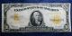 1922 $10 Gold Certificate Large Size Series Ten Dollars Rare Currency Note Large Size Notes photo 1