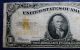 1922 $10 Gold Certificate Large Size Series Ten Dollars Rare Currency Note Large Size Notes photo 3