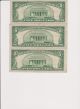 1953,  A,  B Blue Seal $5.  00 Silver Certificate Rare Old Cash Rare Us Money Currency Small Size Notes photo 1