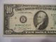 Old 1990 $10 Ten Yor Federal Reserve Note Bill B08432121f Come In Toploader Small Size Notes photo 2
