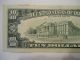 Old 1990 $10 Ten Yor Federal Reserve Note Bill B08432121f Come In Toploader Small Size Notes photo 4