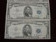 1934a,  1934c 1953 And 1953a $5 Silver Certificates Very Fine Small Size Notes photo 2