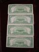 1934a,  1934c 1953 And 1953a $5 Silver Certificates Very Fine Small Size Notes photo 3
