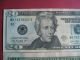 United States - 20 Dollars 2013 - A Jackson Unc Real Currency Banknote. Large Size Notes photo 1