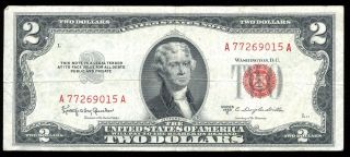 Series 1953c Two Dollar United States Note Grade It Youeself photo