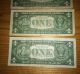 Four $1 One Dollar Silver Certificates Circulated/worn (1) 1935d,  (3) 1957 Small Size Notes photo 9