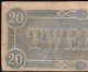 1864 $20 Dollar Bill Confederate Currency Civil War Era Note Paper Money T - 67 Paper Money: US photo 2