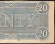 Unc 1864 $20 Dollar Bill Confederate States Currency Civil War Note Paper Money Paper Money: US photo 4