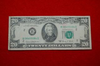 1969 C Series $20 Dollar Bill Series York Twenty Federal Reserve Note photo