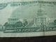 1996 $50 Dollar Bill,  Error Note,  Fifty Old U S Money Currency Low Serial Star Small Size Notes photo 3