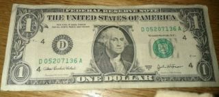 2003a Cleveland Ohio Low Serial Number: D 05207136 A photo