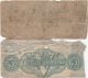 1862 $2 Confederate States Of America & 1863 $5 State Of Louisana Confederate Paper Money: US photo 1