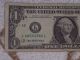 2006 Well Circulated One Dollar Fed Reserve Birthday Note 08041980 Small Size Notes photo 1