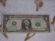 2006 Well Circulated One Dollar Fed Reserve Birthday Note 08041980 Small Size Notes photo 2