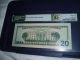 Pmg Fr 2089 - E 2004 $20 Federal Res Note Star Richmond Supergem Uncirculated 67 Small Size Notes photo 1
