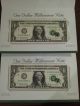 2001 $1 Millennium Note Small Size Notes photo 1