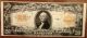 1922 $20 Twenty Dollar Gold Coin Certificate Large Size Notes photo 1