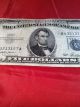 Us Currency 1953 A Lincoln $5 Dollar United States Note Blue Seal. Small Size Notes photo 2