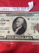 1929 $10 National Brown Seal Note Federal Reserve Bank Chicago, Paper Money: US photo 2