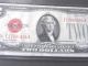 1928g $2 Dollars Red Seal Crispy,  Bright And Very Scarce Small Size Notes photo 3