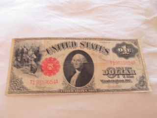 1917 Series One Dollar Bill photo
