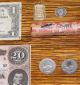 1864 $20 Confederate Note,  1958 $1 Silver Cert,  Gold,  Ben Franklin ' S,  Wheat ' S,  More Paper Money: US photo 3