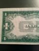 1928 B One Dollar Silver Certificate Funnyback Old Paper Money Currency Small Size Notes photo 4
