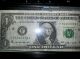 Rare 2009 Atlanta 1 Dollar Print Error Paper Money: US photo 1