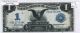 1899 $1 Silver Certificate - Black Eagle - Blue Seal - Fr 232 - Very Fine 30 Large Size Notes photo 2