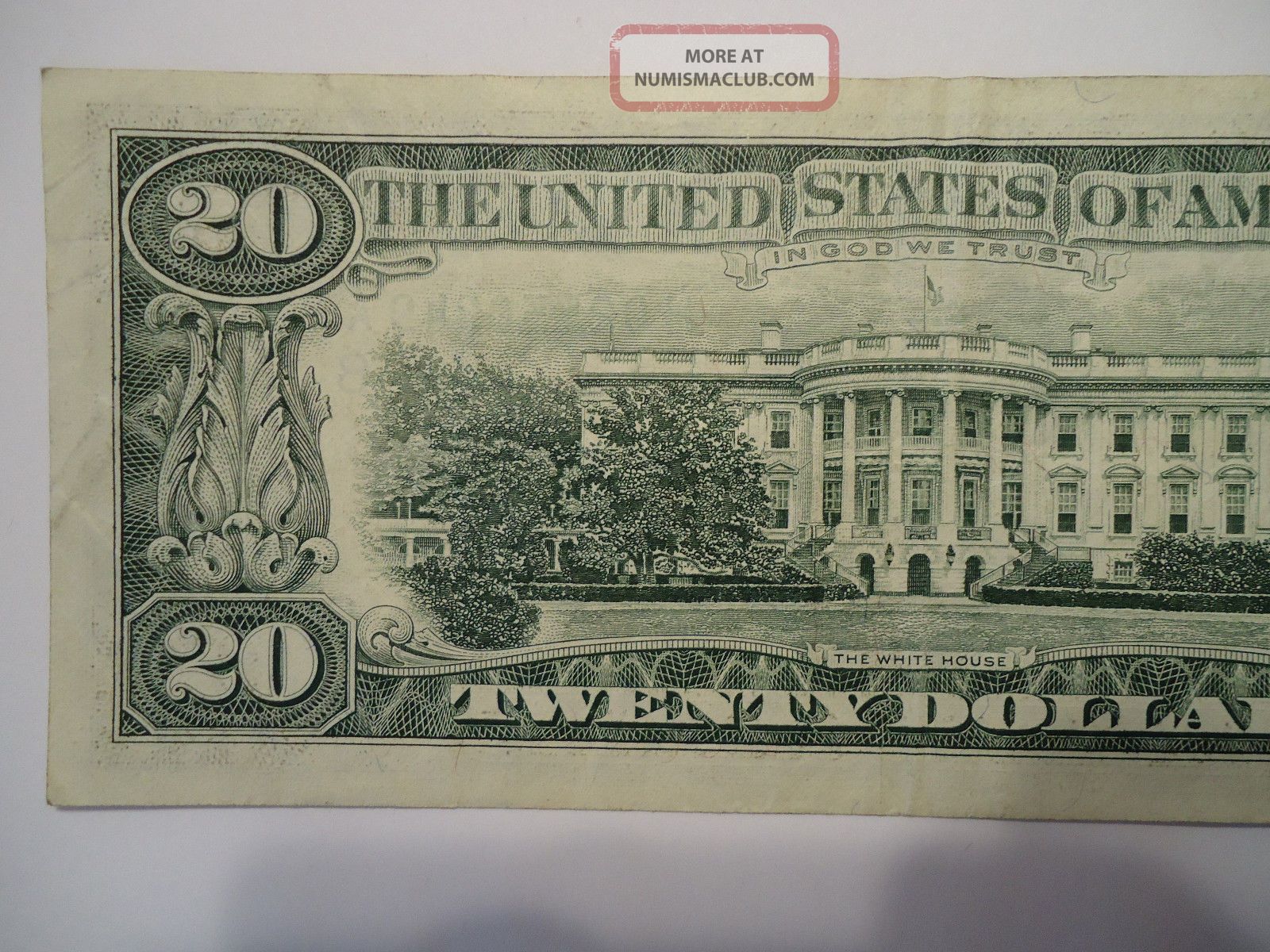 Old 1988a $20 St Louis Federal Reserve Note Dollar Bill H02750349a