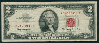 Usa $2 Red Seal Series 1963a photo