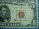 Silver Certificate $1 Dollar 1935a Plus 1963 $5 Dollar Red Seal Small Size Notes photo 6