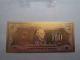 $2 Usd Gold Foil Bill 24kt Gold 9999999 Special Edition Paper Money: US photo 2