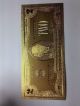 $2 Usd Gold Foil Bill 24kt Gold 9999999 Special Edition Paper Money: US photo 3